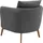 Schöner Wohnen Sessel Pearl Bouclé 86 x 68 x 86 cm Grau