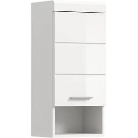 INOSIGN Hängeschrank INOSIGN "SIENA, Breite 37cm, 1 Tür, 1 offenes Fächer, 1 Einlegeboden, MDF-Front", weiß, B:37cm H:79cm T:24cm, FSC-zertifizierter Holzwerkstoff, Schränke, Hängeschrank, in verschiedenen Farben erhältlich, Badmöbel, Badschrank, Schrank, Bad