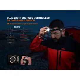 Fenix HM23 V2.0 LED Stirnlampe - 300 Lumen