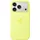 Apple iPhone 17 Pro Silikon Case mit MagSafe Neongelb