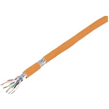 TRU Components TC-8404020 Netzwerkkabel CAT 7 S/FTP 4 x 2 x 0.24 mm2 Orange 500 m),