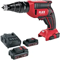 Flex Akku-Trockenbauschrauber DW 45 18,0-EC inkl. 2 x 2,5 Ah + Ladegerät