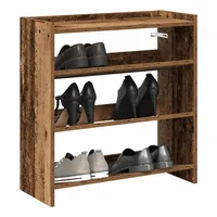 VidaXL Schuhregal Altholz-Optik 60x25x62 cm Holzwerkstoff