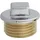Kirchhoff MS Stopfen, Chrom, 3/4AG - Silber
