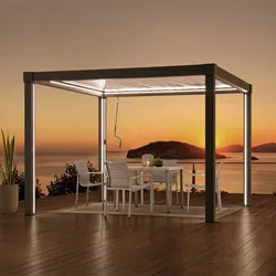 Sunjoy Multi Pergola MATTERHORN - 306cm x 306cm, anthrazit