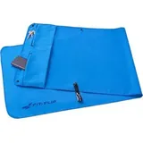 Fit-Flip Sporthandtuch 48 x 130 cm, mit Tasche Microfaser, Blau