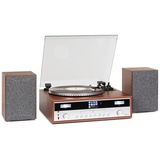 Auna Birmingham HiFi Stereo-System DAB+/FM BT-Funktion Vinyl CD USB AUX-In