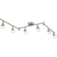 Nordlux Avenue 6-Rail Spotlight, stahl gebürstet