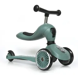 Scoot & Ride 2in1 Roller und Dreirad Highwaykick 1 - Forest