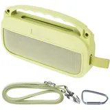 Peyyargo Silikonhülle Tragetasche Case für Bose SoundLink Flex Tragbarer Lautsprecher (2 Gen.)/ Bose SoundLink Flex Speaker, mit Karabiner und Schultergurt