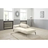 Ottomane EGOITALIANO "Masu, Design trifft super Sitzkomfort, mit toller Detailverarbeitung", beige (cremeweiß), B:182cm H:95cm T:97cm, Leder »BULL« (echtes Rindsleder). Geschliffenes, pigmentiertes und behandeltes Rindsleder mit einer Dicke von 1, 3-1, 5 mm. Dieses Leder zeigt eine ziemlich weiche Hand mit einem halb undurchsichtigen Aussehen. Es handelt sich um ein geschütztes Leder. Eine leichte Deckschicht schützt sie vor Flecken, ohne ihre ursprünglichen Eigenschaften zu verändern. Die geschützten Leder