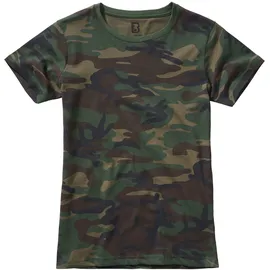 Brandit Textil Damen T-Shirt Baumwolle Grün XL