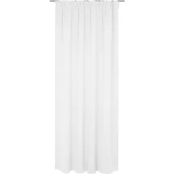 Vorhang WIRTH "Newbury", weiß, B:130cm H:405cm, Baumwolle, Polyester, Gardinen, nach Maß