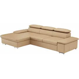 sit&more Ecksofa »Valantine L-Form, B: 286 cm« mit Arm- & Kopfteilverstellung, optional mit Bettfunktion