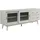 [en.casa] Susa TV-Lowboard 160x40x65 cm Beige Glas/Holz/MDF