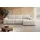 Selsey Ecksofa Chenille 4-Sitzer Creme