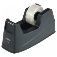 Stylex 23288 - Klebefilm-Tischabroller inklusive einer Rolle Klebefilm, schwarz