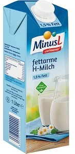 MinusL® fettarme H-Milch laktosefreie Milch 10 x 1,0 l