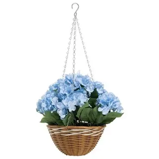 ABELLA Flora künstl. Hängeampel Hortensien outdoorgeeignet Ø 35cm