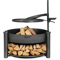 Cook King Feuerschale Montana X Ø 110 cm Schwarz