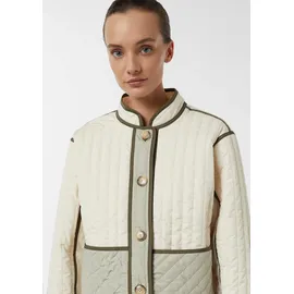 Comma, Comma Outdoor Jacke im Loose Fit Stehkragen - creme|olive - L