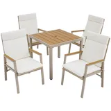 stilvora Gartenlounge-Set 4-tlg. Beige