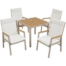 stilvora Gartenlounge-Set 4-tlg. Beige