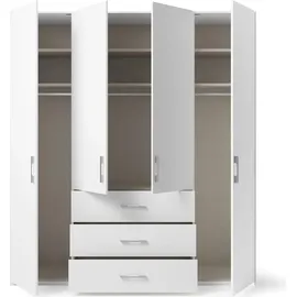 Set One by Musterring Drehtürenschrank Henderson 201 x 223 x 60 cm Weiß
