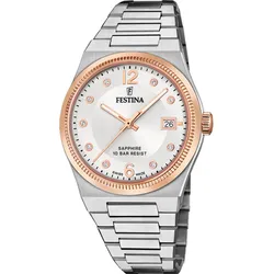 Festina Quarz Damen Swiss Made F20037/1 - silber - 35.0mm