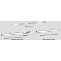 Dormakaba Gleitschiene G 96 GSR K8/K12 kurz, für Türschließer