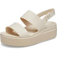 Crocs Herren Brooklyn Low Wedge Sandalen, Sandstone, 37/38 EU