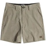 BILLABONG Bermudas "Crossfire", Jungen, Gr. 12(148-156cm), grün (khaki), Obermaterial:64% Microfaser, 22% Walkfrottier, 8% Elasthan, 6% Nylon;, Hosen Bermudas