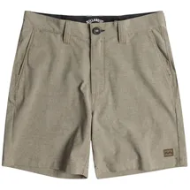 BILLABONG Bermudas "Crossfire", Jungen, Gr. 12(148-156cm), grün (khaki), Obermaterial:64% Microfaser, 22% Walkfrottier, 8% Elasthan, 6% Nylon;, Hosen Bermudas