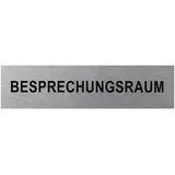 PRO PLUS Aluminium Türschild 160x40mm Besprechungsraum