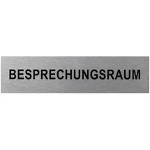 PRO PLUS Aluminium Türschild 160x40mm Besprechungsraum