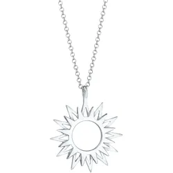 Elli Elli Halskette Sonne Sun Strahlen Astro Symbol 925 Silber Ketten   Damen 