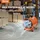 Vevor Bauventilator 367-W-AC-Motor orange