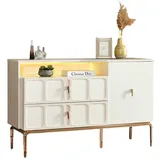 JVmoebel Kommode 46 x 82 x 128 cm Weiß