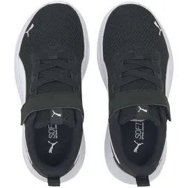 Puma Anzarun Lite AC PS Kinder Sneaker mit Klettverschluss black/white 30