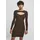 URBAN CLASSICS Cut Kleid Brown M