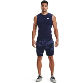 Under Armour HeatGear Armour Kompressions-Tank-Top Herren 410 midnight navy/white XL