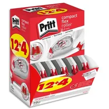 PRITT Korrekturroller Compact Flex, 16er Multipack