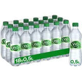 ViO Wasser Medium - Natürliches Mineralwasser mit weniger Kohlensäure - mit weichem Geschmack - Sprudelwasser in umweltfreundlchen Einweg Flaschen (18 x 500 ml)