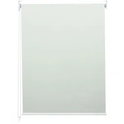 Rollo MCW-D52, Fensterrollo Seitenzugrollo Jalousie, Sonnenschutz Verdunkelung blickdicht 50x160cm ~ creme