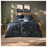 Estella Bettwäsche Tessa, Mako-Satin blau