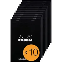 Rhodia 16559C - Packung mit 10 Notizblöcken No.16, DIN