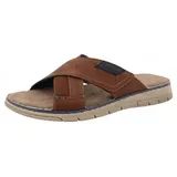 Tom Tailor Flacher Slipper Herren Cognac 41