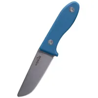 SCHNITZEL UNU, Kindermesser Schnitzmesser und Outdoormesser für Kinder, scharf mit Kydex Scheide und Gürtelhalterung, div Farben (Blau)