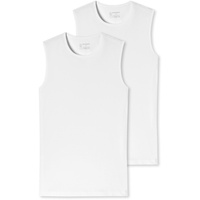 SCHIESSER Herren Tanktops im Pack - Serie "95/5", Rundhals, S-4XL Weiß 3XL