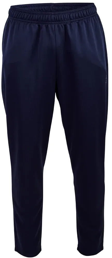 Trainingshose LOTTO, Herren, Gr. XL (56/58), Normalgrößen, blau (marineblaus), 100% Polyester, unifarben, lang, Hosen Trainingshose, - mit praktischen Eingrifftaschen
